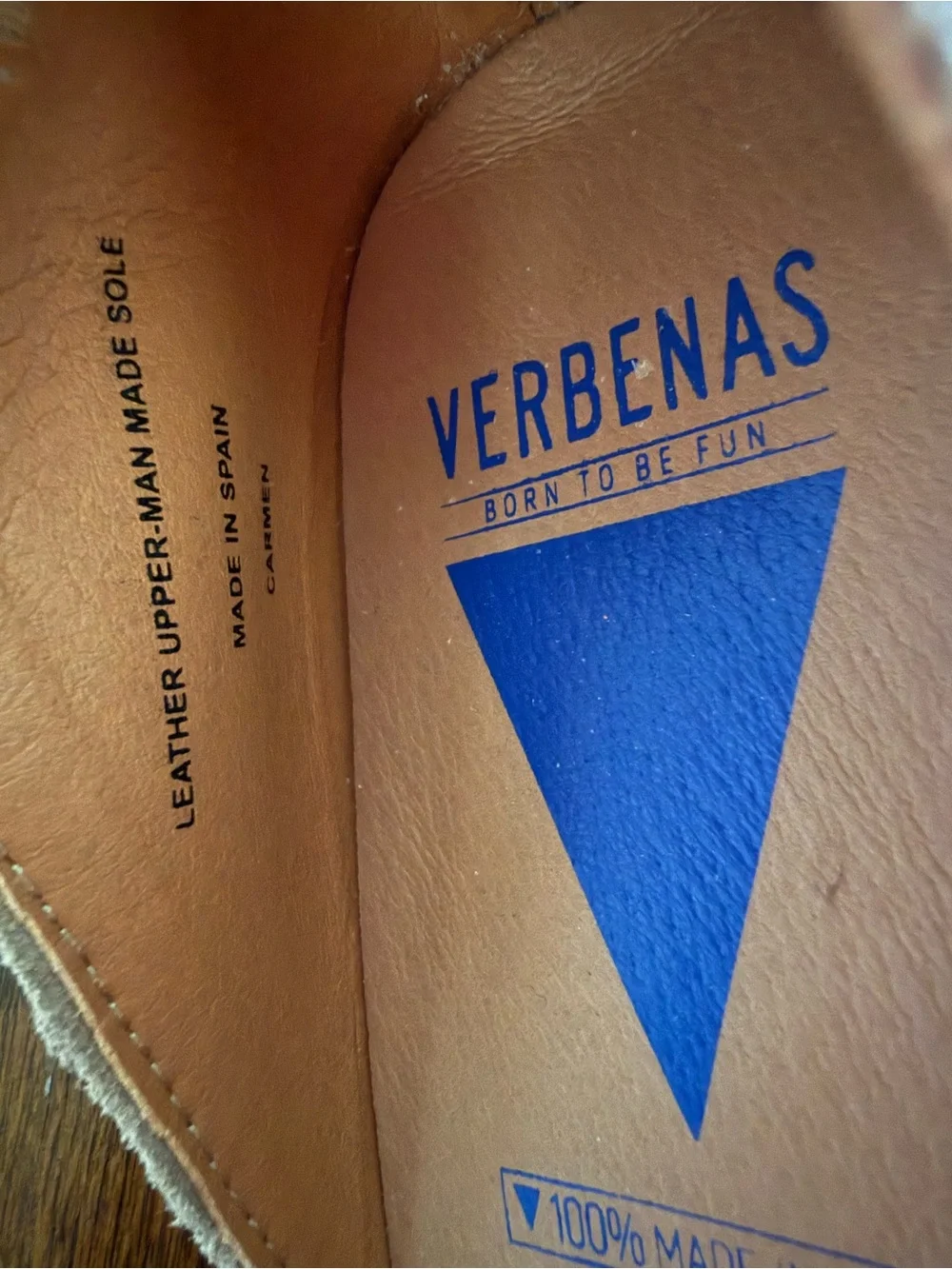 Verbenas Women’s Beige Embroidered Suede Espadrilles size 40 EU
